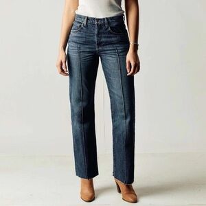imogene + willie Dark Blue Straight Leg Jeans
